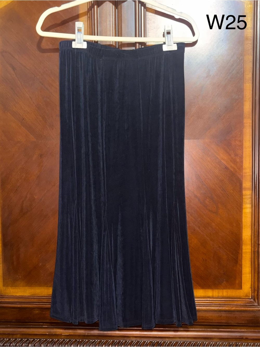 Coldwater Creek Black Pleated Maxi Skirt